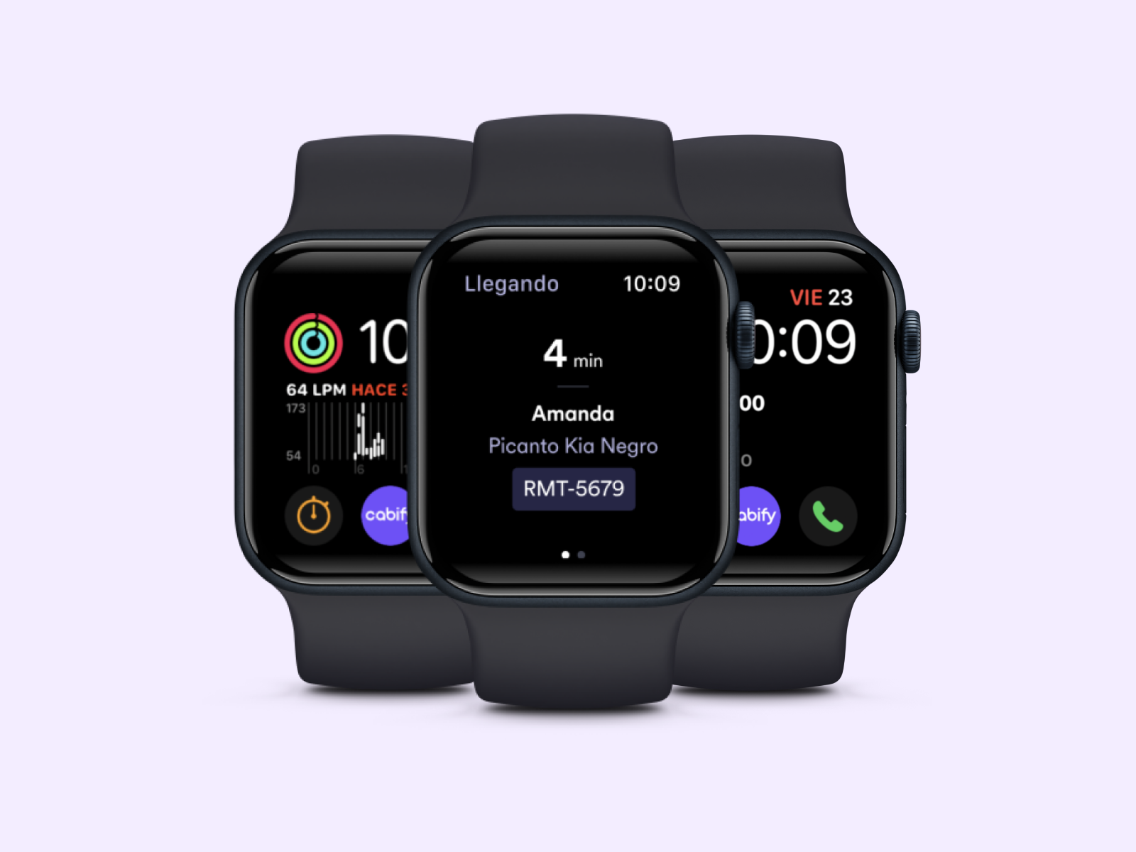 Nuestra app está disponible para Apple Watch.